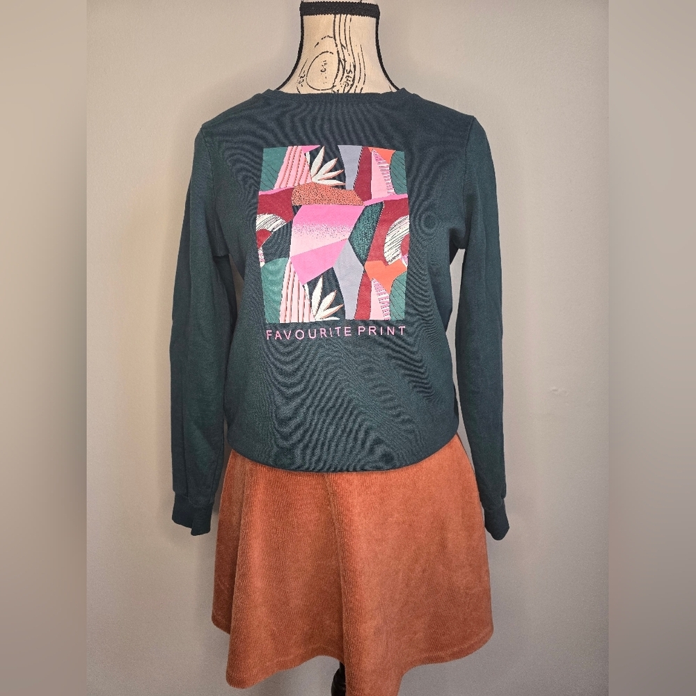 Forever 21 Orange Skirt